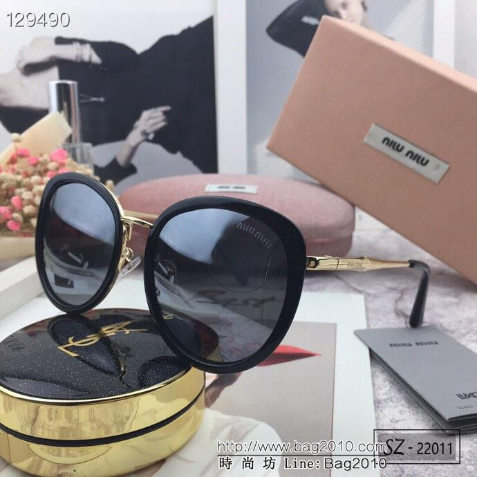 MIUMIU繆繆 2019新款太陽鏡 減輕強光負擔 遮擋有害光線防輻射 出行旅遊必備品 22011  lly1460